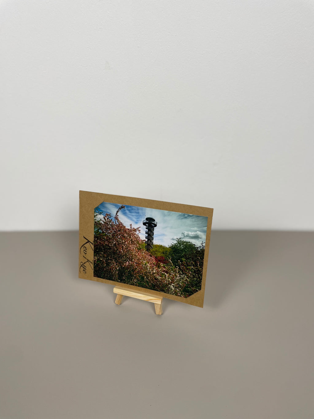 Aussichtsturm Frühling Zierapfel Nah Park der Gärten