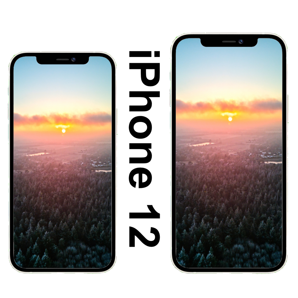 Wildenloh Sonnenaufgang im Schnee Wallpaper iPhone